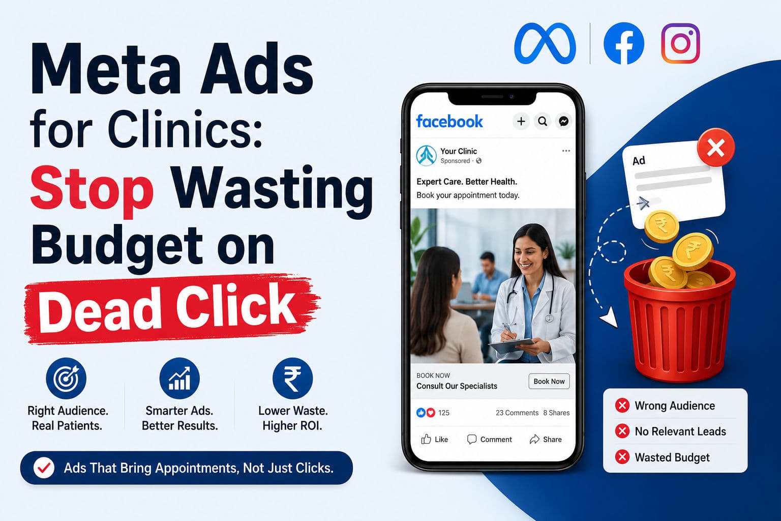Meta Ads for Clinics: Stop Wasting Budget on Dead Click