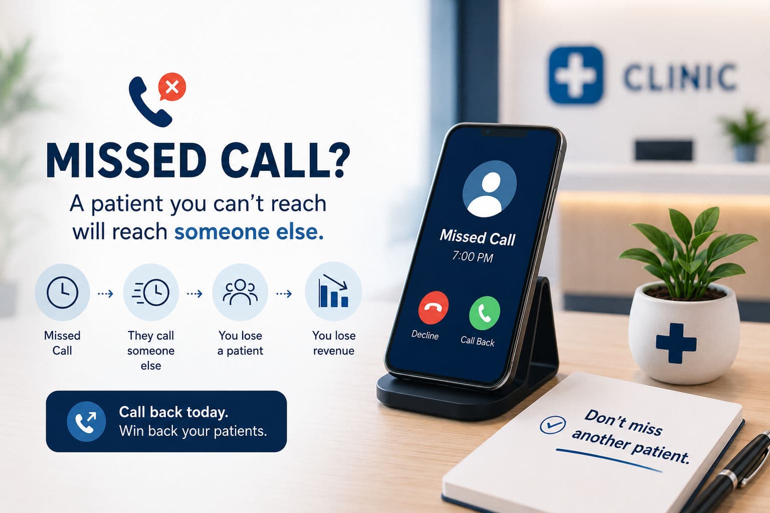 The Real Cost of a Missed Call at Your Clinic